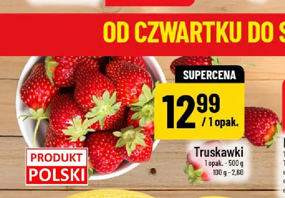 Truskawki promocja w POLOmarket