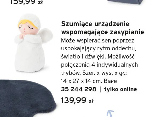 Szumiące urządzenie wspomagające zasypianie promocja w Tchibo