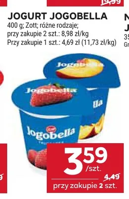 Jogurt Jogobella promocja w Stokrotka