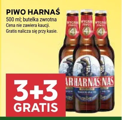 Piwo Harnaś promocja w Stokrotka