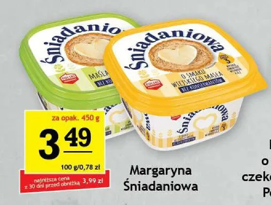 Margaryna Śniadaniowa o smaku maślanym promocja w Gram Market