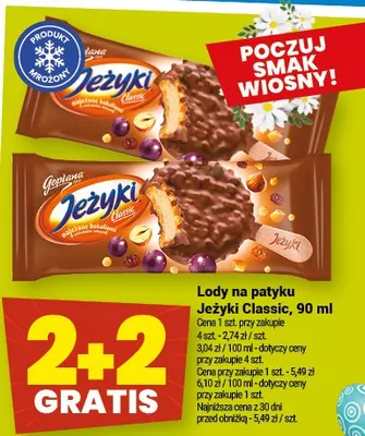 Lody na patyku Języki Classic promocja w Twój Market