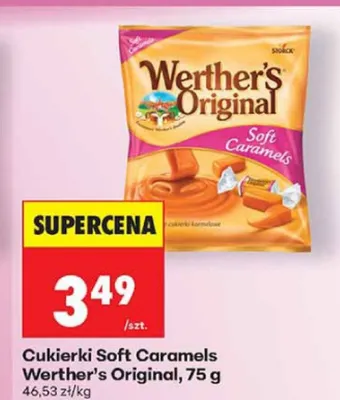 Cukierki Soft Caramels Werther's Original promocja w Biedronka