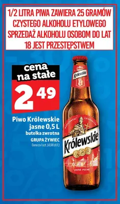 Piwo Królewskie promocja w TOPAZ