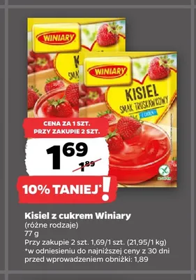Kisiel z cukrem Winiary promocja w Netto