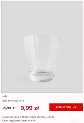 Szklanka Stefano home&you promocja w home&you