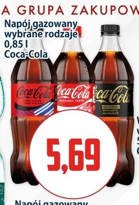 Napój gazowany Coca-Cola promocja w Kupiec