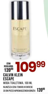 Woda toaletowa escape, 100ml promocja w Drogerie Natura
