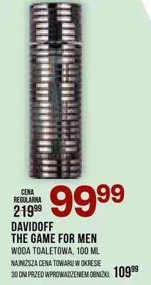 The Game For Men woda toaletowa, 100ml promocja w Drogerie Natura