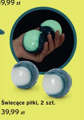 Świecące piłki 2-pak promocja w Tchibo