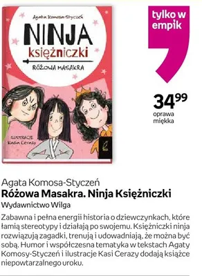 Książka Różowa Masakra. Ninja Księżniczki Agata Komosa-Styczeń oprawa miękka promocja w Empik