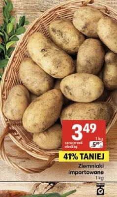 Ziemniaki importowane promocja w Delikatesy Centrum