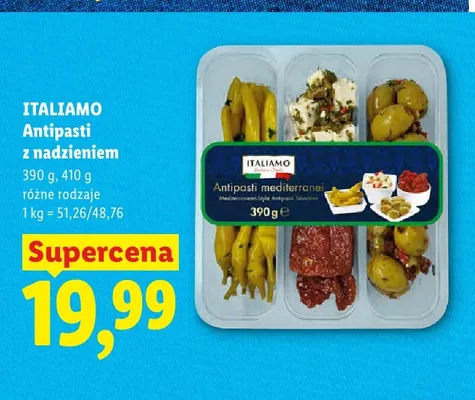 Antipasti z nadzieniem Italiamo promocja w Lidl