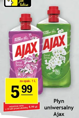 Płyn uniwersalny Ajax Floral Fiesta Red promocja w Gram Market