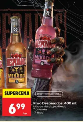 Piwo Desperados Mixado Truskawka promocja w Biedronka