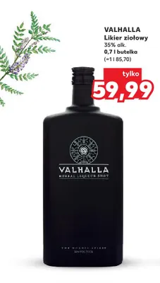 Likier ziołowy Valhalla promocja w Kaufland