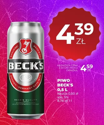 Piwo Beck's promocja w Duży Ben