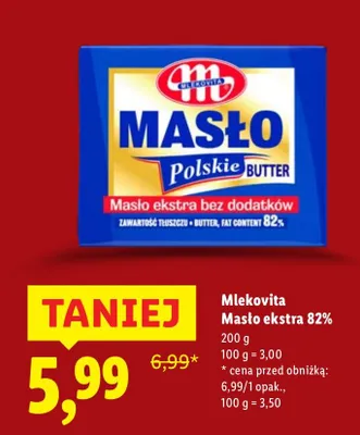 Masło promocja w Lidl