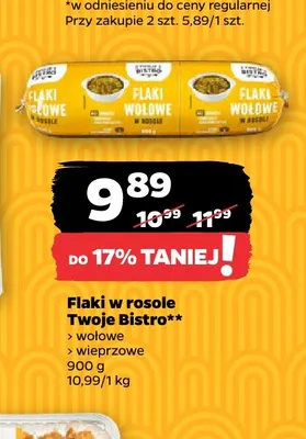 Flaki w rosole wieprzowe Twoje Bistro promocja w Netto