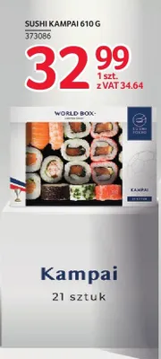 Sushi Kampai Sushi Tokyo promocja w Selgros