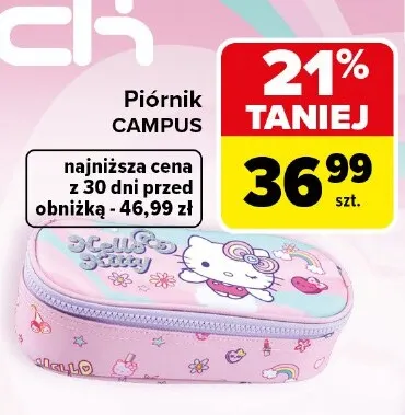 Piórnik CoolPack Campus Hello Kitty promocja w Carrefour