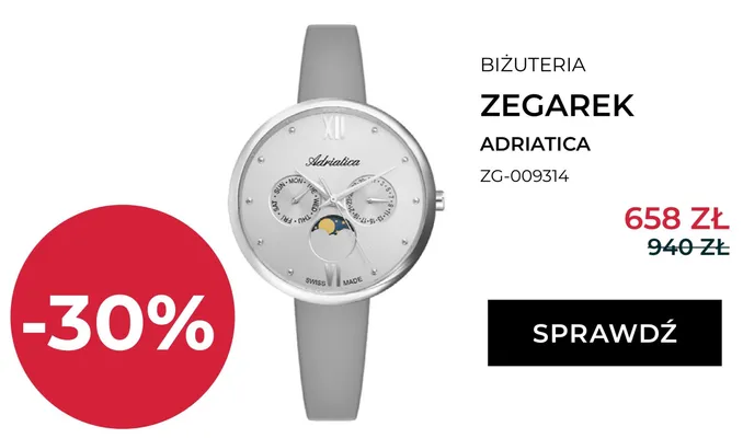 Zegarek Adriatica ZG-009314 promocja w Briju