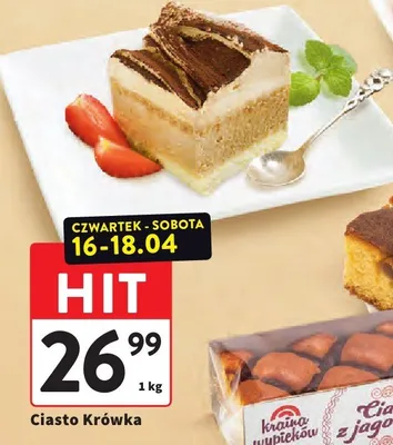 Ciasto z jagodami promocja w Intermarche