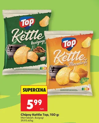 Chipsy Kettle Top Marrakesh promocja w Biedronka