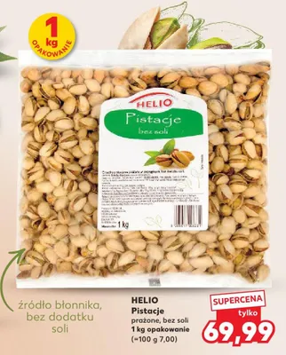Pistacje prażone, bez soli promocja w Kaufland