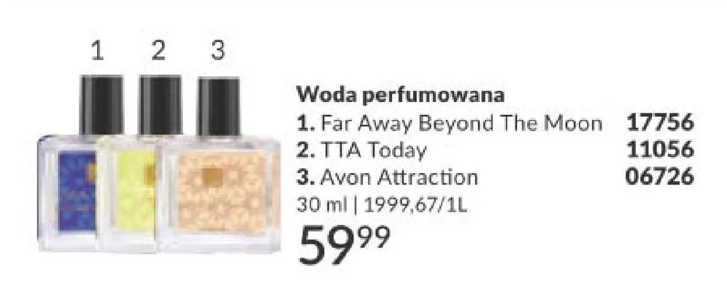 Woda perfumowana Far Away Beyond The Moon promocja w AVON