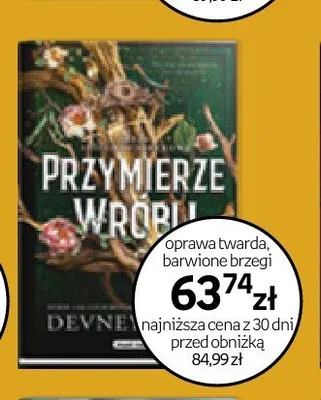 Książka Przymierze wróbli oprawa twarda barwione brzegi promocja w Empik