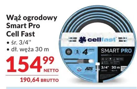 Wąż ogrodowy Smart Pro Cell Fast promocja w Makro