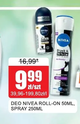 Dezodorant Nivea spray promocja w Bingo