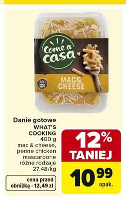 Danie gotowe What's Cooking promocja w Carrefour