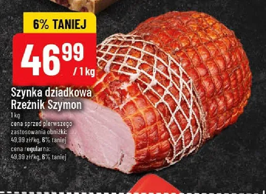 Szynka dziadkowa Rzeźnik Szymon promocja w POLOmarket