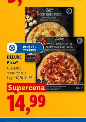 Pizza z pikantnym salami Deluxe promocja w Lidl