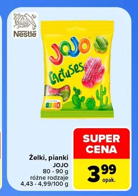 Żelki pianki Jojo promocja w Carrefour