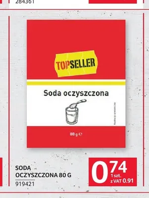 Soda oczyszczona TOPSELLER promocja w Selgros