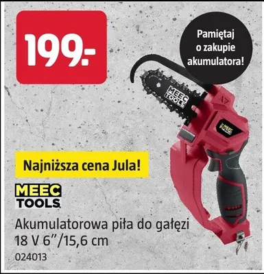 Akumulatorowa piła do gałęzi 18 V 6"/15,6 cm promocja w Jula