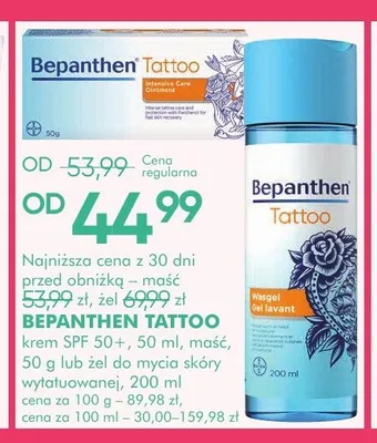 Maść Bepanthen Tattoo promocja w Super-Pharm