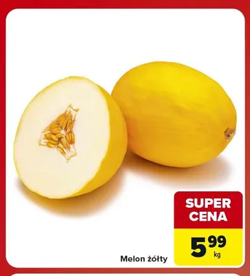 Melon żółty promocja w Carrefour Market