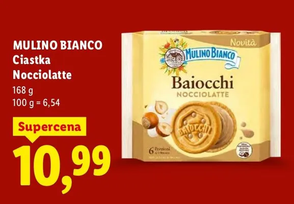 Ciastka Nocciolatte promocja w Lidl