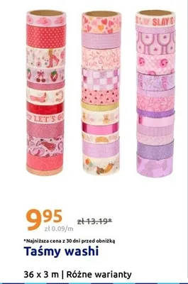 Taśmy washi promocja w Action