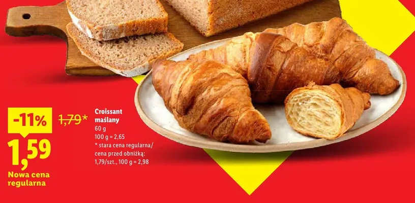 Croissant maślany promocja w Lidl