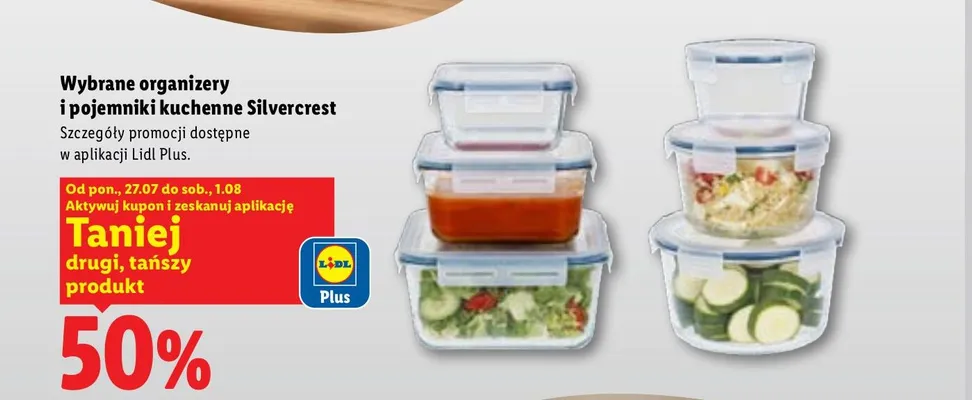 Organizery i pojemniki kuchenne Silvercrest promocja w Lidl