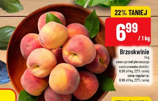 Brzoskwinie promocja w POLOmarket
