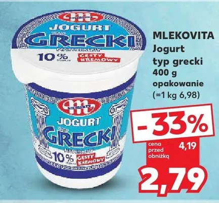 Jogurt typ grecki promocja w Kaufland