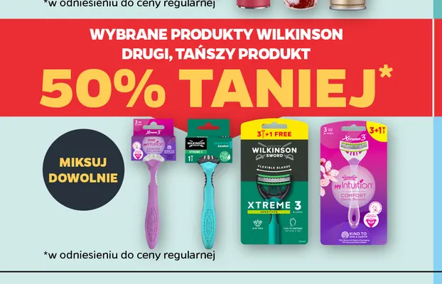 Maszynka do golenia Wilkinson Sword Intuition promocja w Netto
