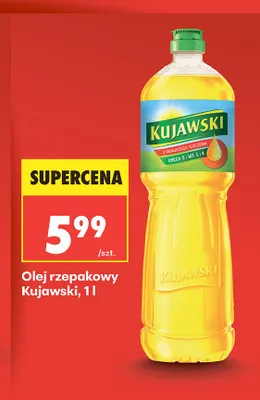 Olej rzepakowy Kujawski promocja w Biedronka