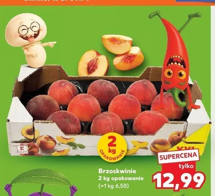 Brzoskwinie promocja w Kaufland